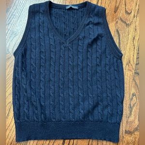 Brandy Melville Navy Blue Sweater Vest